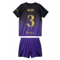 Barcelona Alejandro Balde #3 Bortatröja Barn 2026-27 Kortärmad (+ Korta byxor)